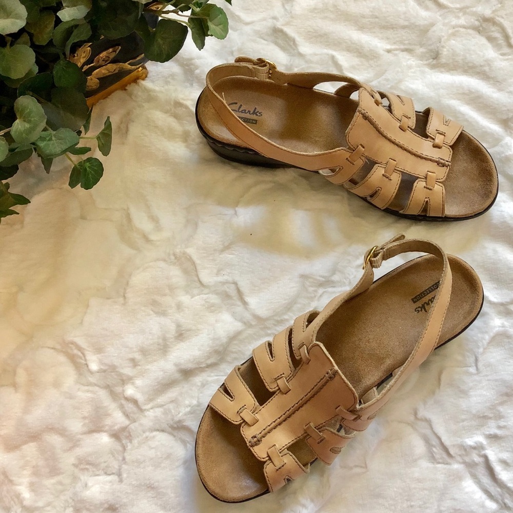 Tan Clark Collection Sandal